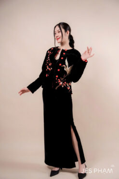 ÁO CHẦN BÔNG HẠC VŨ