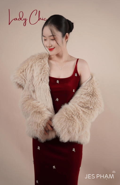 VÁY ĐÍNH ĐÁ HÌNH ONG BEE ĐỎ