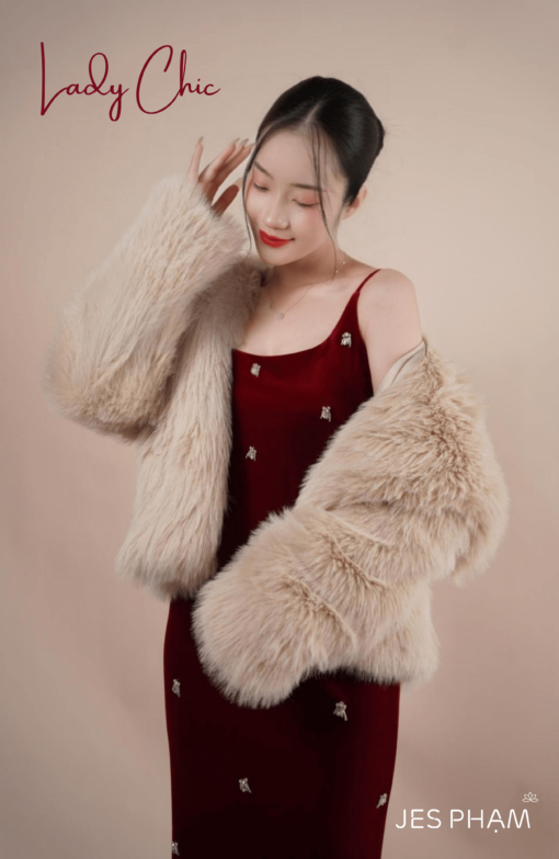 VÁY ĐÍNH ĐÁ HÌNH ONG BEE ĐỎ