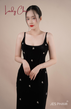 VÁY ĐÍNH ĐÁ HÌNH ONG BEE ĐEN